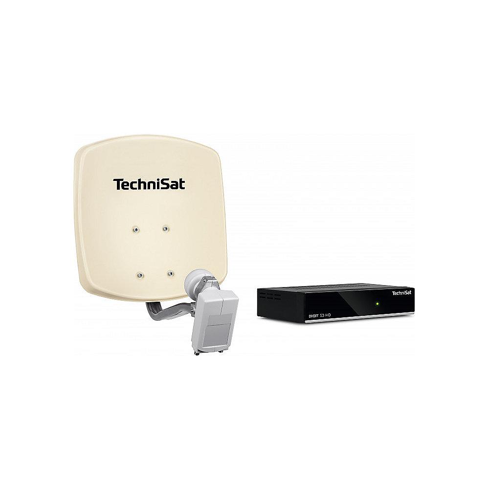 TechniSat DigiDish 33 beige Komplettanlage (Twin) inkl. DIGIT S3 HD, 10 m Kabel, TechniSat, DigiDish, 33, beige, Komplettanlage, Twin, inkl., DIGIT, S3, HD, 10, m, Kabel