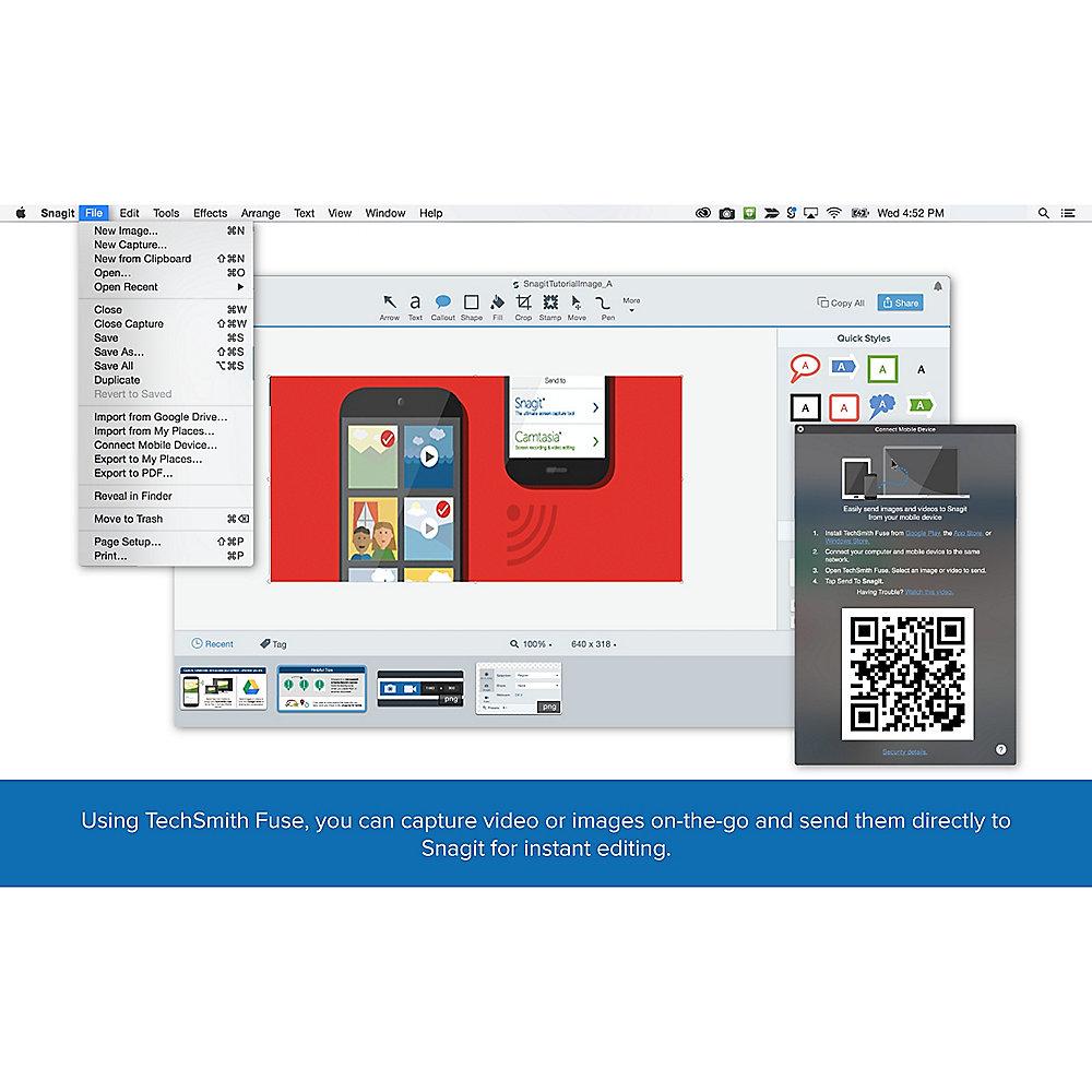 TechSmith SnagIt 13 25-99 User Mac/Win Lizenz