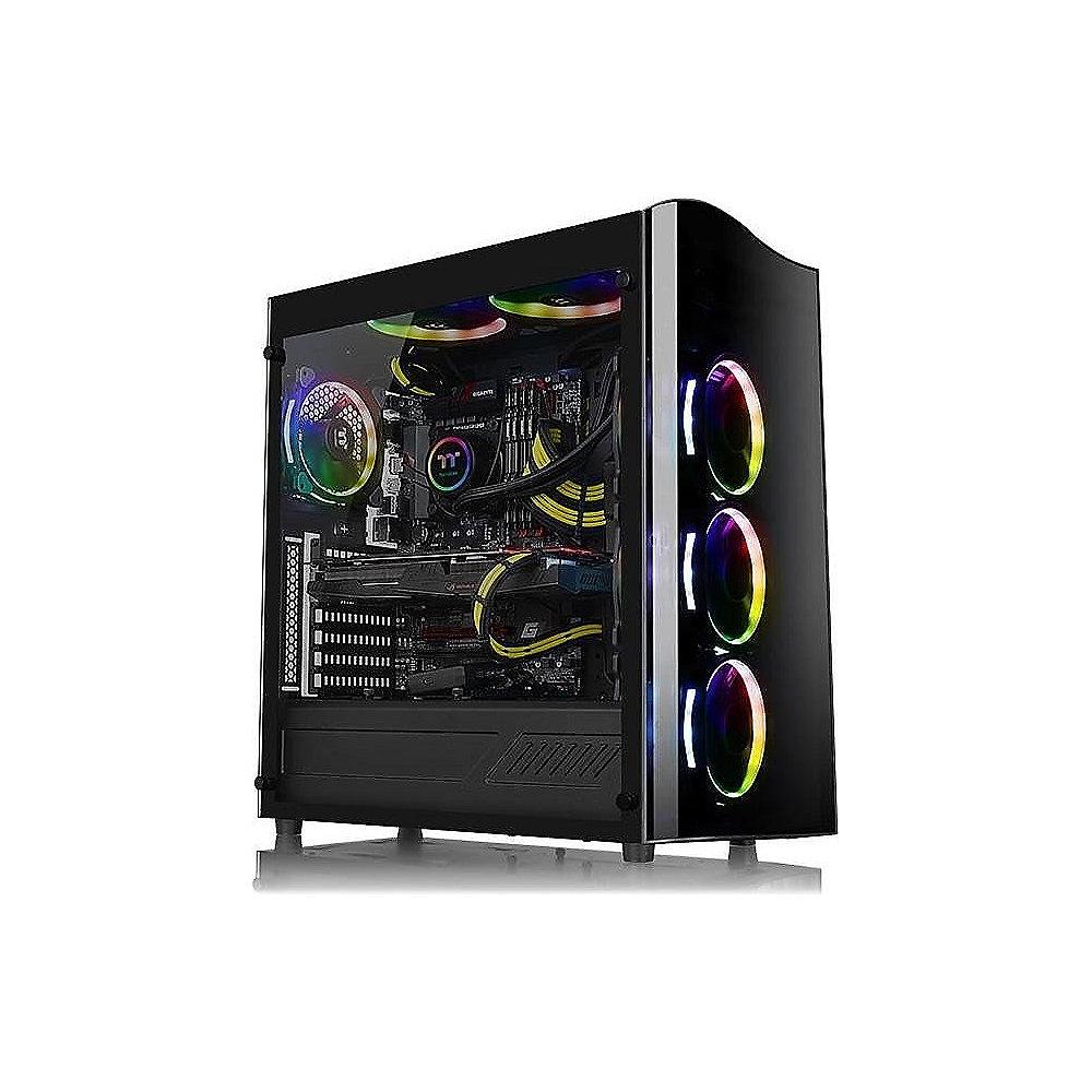 Thermaltake View 22 TG Midi-Tower ATX Gehäuse schwarz, mit Sichtfenster (o.NT)