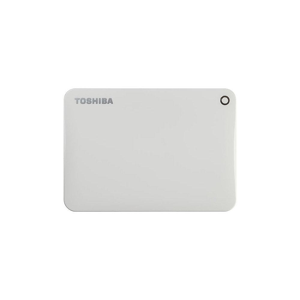 Toshiba Canvio Connect II USB3.0 2TB 2.5Zoll weiß, Toshiba, Canvio, Connect, II, USB3.0, 2TB, 2.5Zoll, weiß