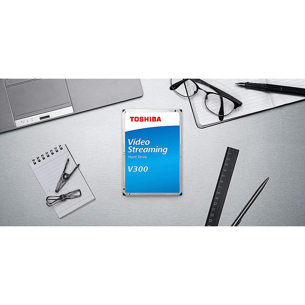 Toshiba V300 HDWU120UZSVA 2TB 64MB 5.700rpm 3.5zoll SATA600 Bulk, Toshiba, V300, HDWU120UZSVA, 2TB, 64MB, 5.700rpm, 3.5zoll, SATA600, Bulk