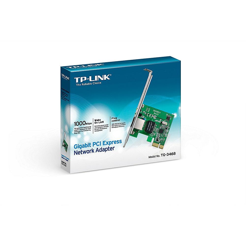 TP-LINK TG-3468 Gigabit Netzwerkkarte PCIe, TP-LINK, TG-3468, Gigabit, Netzwerkkarte, PCIe
