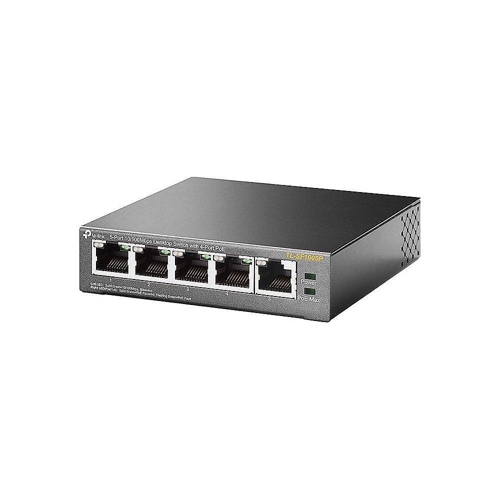 TP-LINK TL-SF1005P 5x Port Desktop Fast Ethernet Switch Unmanaged PoE, TP-LINK, TL-SF1005P, 5x, Port, Desktop, Fast, Ethernet, Switch, Unmanaged, PoE