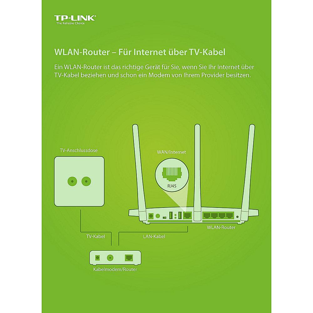 TP-LINK TL-WR841N 300MBit WLAN-n Router, TP-LINK, TL-WR841N, 300MBit, WLAN-n, Router
