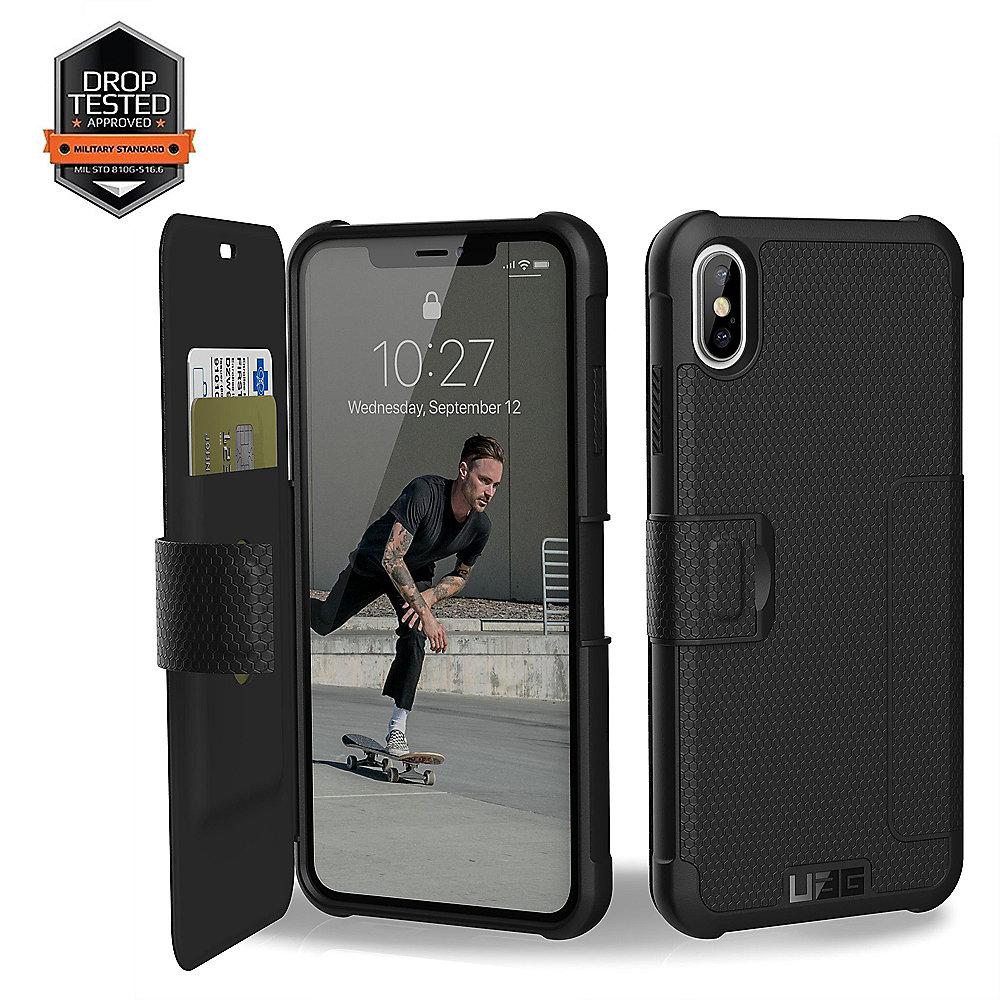 UAG Metropolis Folio Case für Apple iPhone Xs Max schwarz