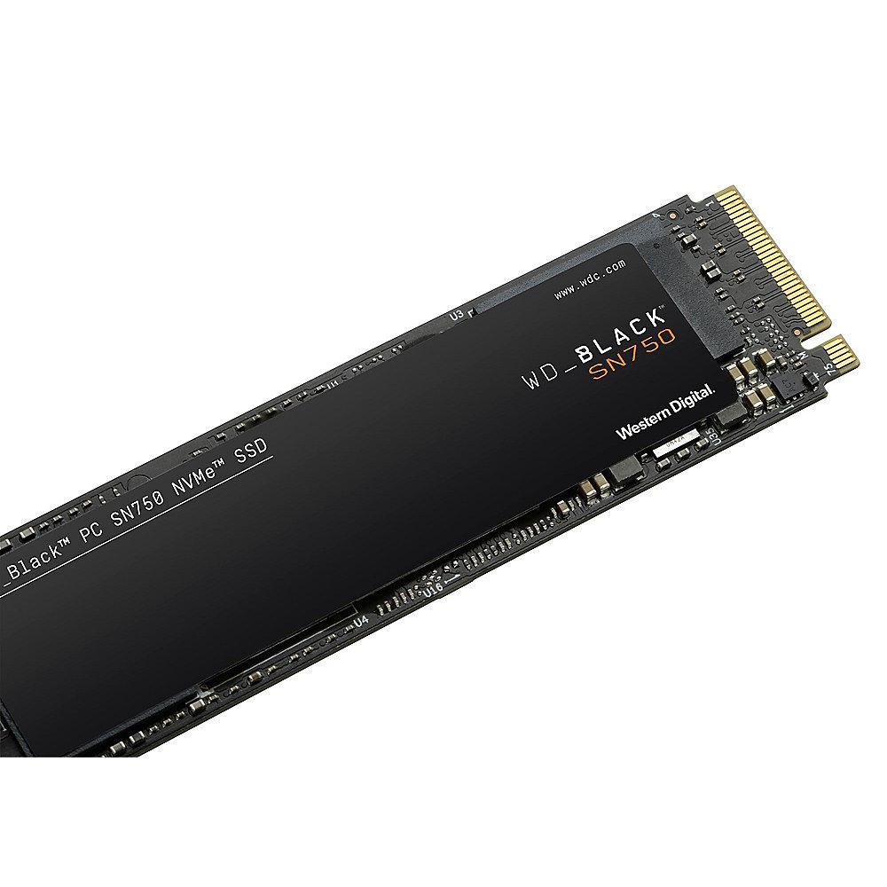WD Black SN750 NVMe Gaming SSD 1 TB M.2 PCIe Gen3, WD, Black, SN750, NVMe, Gaming, SSD, 1, TB, M.2, PCIe, Gen3