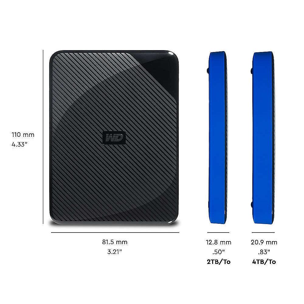 WD Gaming Drive für PS4 2TB 2.5zoll USB3.0, WD, Gaming, Drive, PS4, 2TB, 2.5zoll, USB3.0