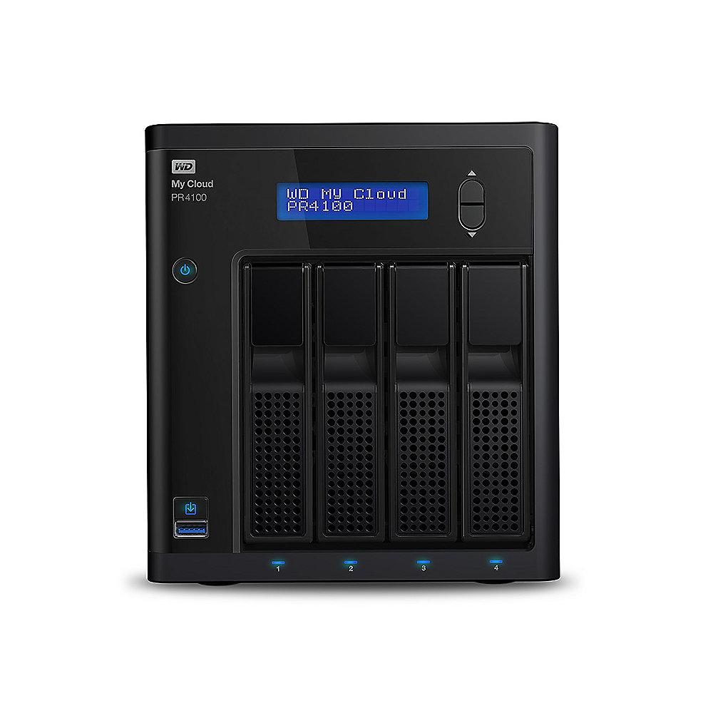 WD My Cloud Pro PR4100 NAS System 4-Bay Leergehäuse WDBNFA0000NBK-EESN