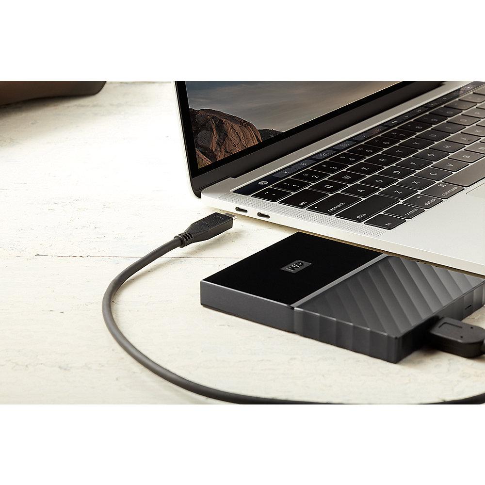 WD My Passport für Mac USB3.0 2TB 2.5zoll inkl. USB-C Kabel schwarz, WD, My, Passport, Mac, USB3.0, 2TB, 2.5zoll, inkl., USB-C, Kabel, schwarz