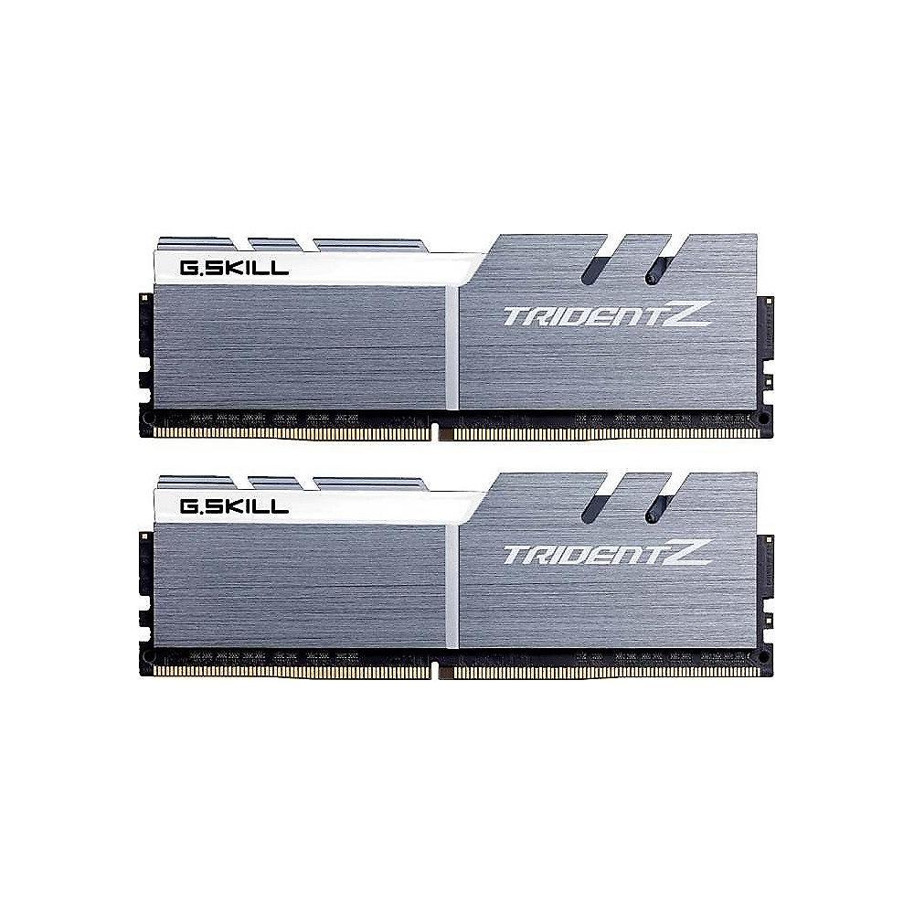 16GB (2x8GB) G.Skill Trident Z Silber/Weiss DDR4-4000 CL18 (18-19-19-39) RAM Kit