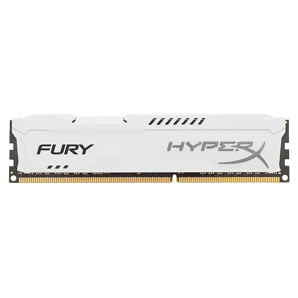 16GB (2x8GB) HyperX Fury weiß DDR3-1333 CL9 RAM Kit, 16GB, 2x8GB, HyperX, Fury, weiß, DDR3-1333, CL9, RAM, Kit