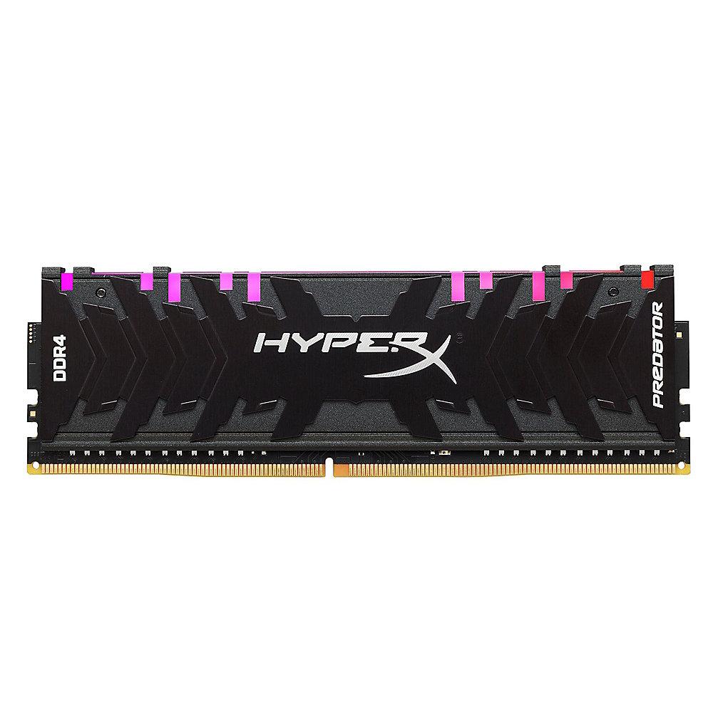 16GB (2x8GB) HyperX Predator RGB DDR4-3000 CL15 RAM Arbeitsspeicher, 16GB, 2x8GB, HyperX, Predator, RGB, DDR4-3000, CL15, RAM, Arbeitsspeicher