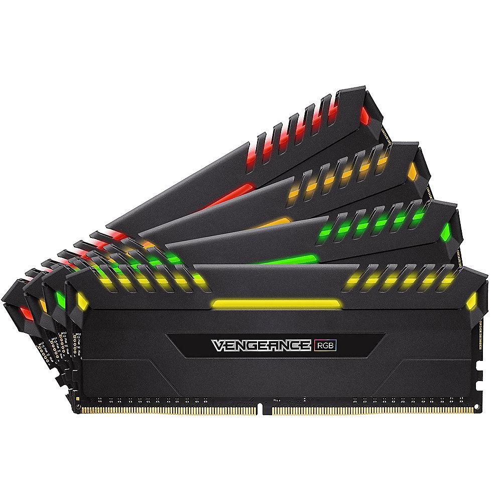 32GB (4x8GB) Corsair Vengeance RGB DDR4-3000 RAM CL15 (15-17-17-35) Kit, 32GB, 4x8GB, Corsair, Vengeance, RGB, DDR4-3000, RAM, CL15, 15-17-17-35, Kit