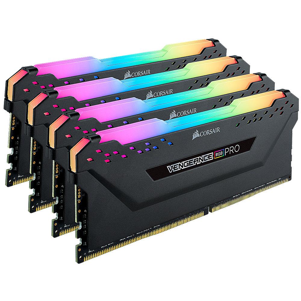32GB (4x8GB) Corsair Vengeance RGB PRO DDR4-2666 RAM CL16 (16-18-18-35) Kit, 32GB, 4x8GB, Corsair, Vengeance, RGB, PRO, DDR4-2666, RAM, CL16, 16-18-18-35, Kit