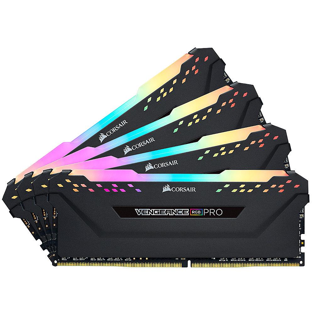 32GB (4x8GB) Corsair Vengeance RGB PRO DDR4-3600 RAM CL18 (18-19-19-39) Kit, 32GB, 4x8GB, Corsair, Vengeance, RGB, PRO, DDR4-3600, RAM, CL18, 18-19-19-39, Kit