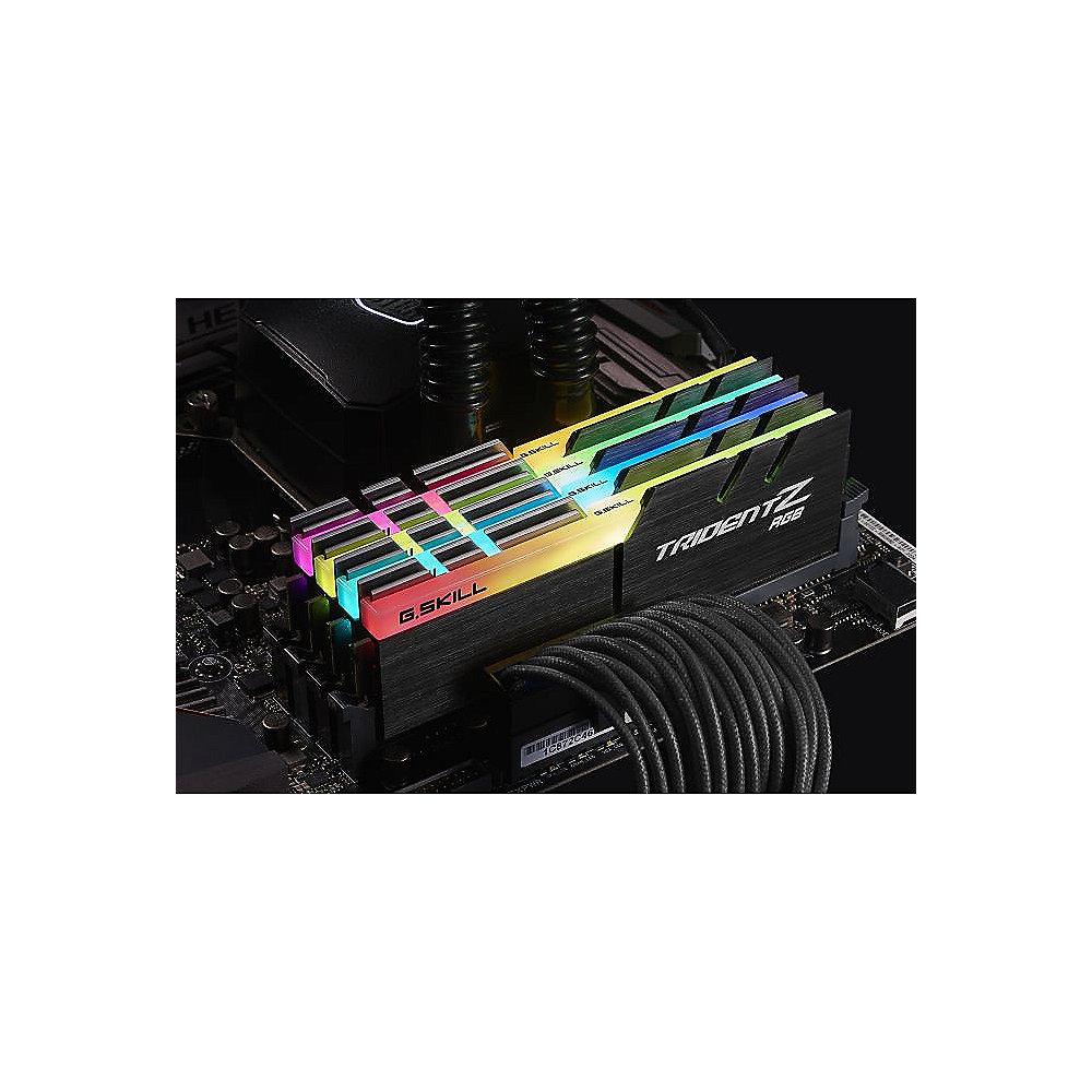 32GB (4x8GB) G.Skill Trident Z RGB DDR4-3466 CL16 (16-18-18-38) DIMM RAM Kit, 32GB, 4x8GB, G.Skill, Trident, Z, RGB, DDR4-3466, CL16, 16-18-18-38, DIMM, RAM, Kit