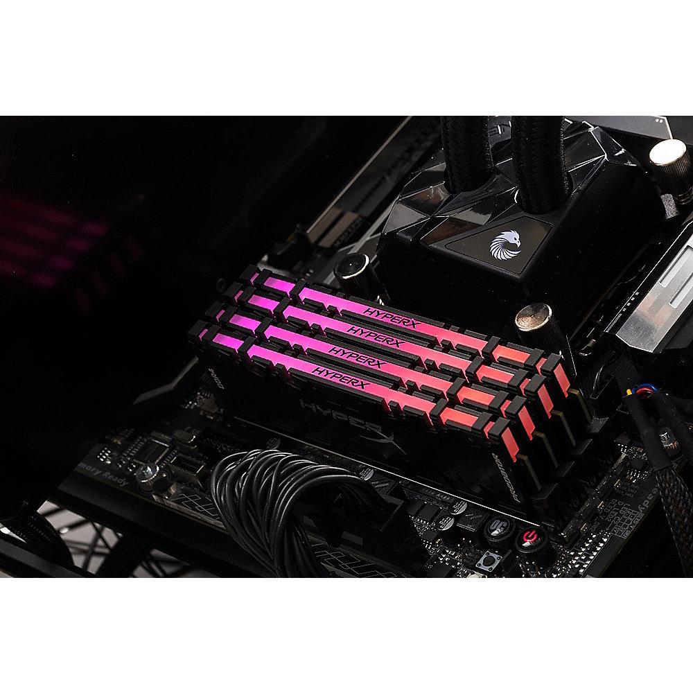 64GB (4x16GB) HyperX Predator RGB DDR4-3000 CL15 RAM Arbeitsspeicher, 64GB, 4x16GB, HyperX, Predator, RGB, DDR4-3000, CL15, RAM, Arbeitsspeicher