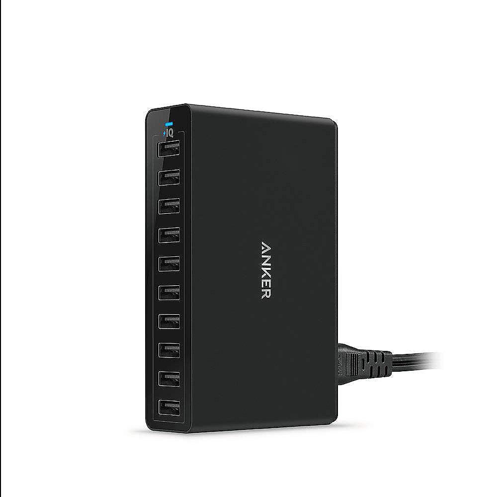 Anker AK-A2133311 10-Port Desktop Charger 60 W Schwarz