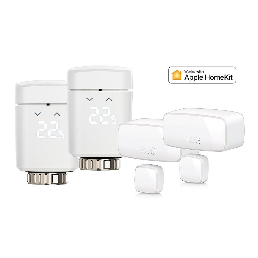 Apple HomeKit Energiesparset mit 2x Eve Door&Window & 2x Eve Thermo, Apple, HomeKit, Energiesparset, 2x, Eve, Door&Window, &, 2x, Eve, Thermo