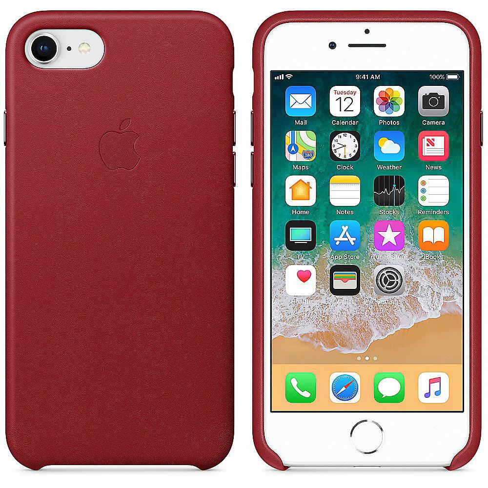 Apple Original iPhone 8 / 7 Leder Case-(PRODUCT)RED