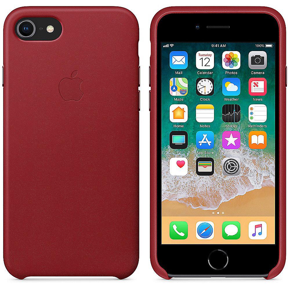 Apple Original iPhone 8 / 7 Leder Case-(PRODUCT)RED