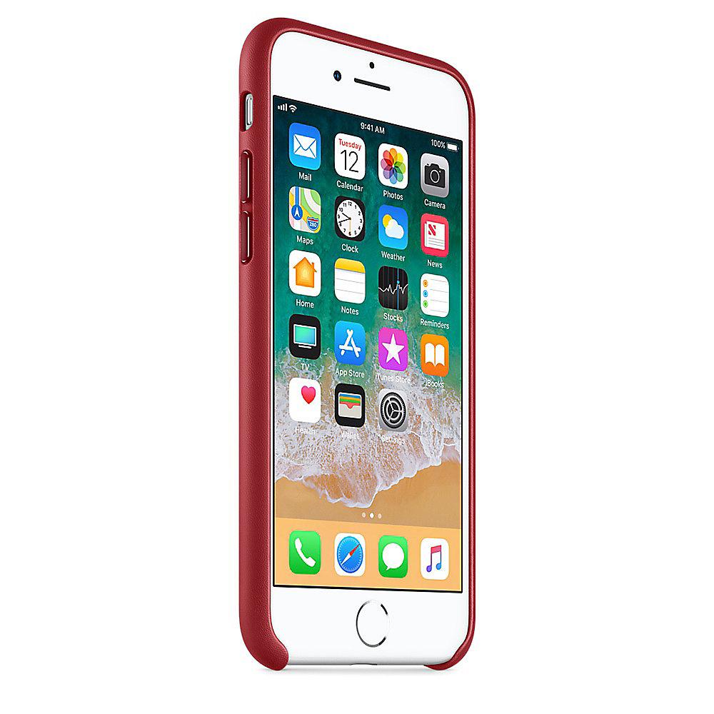 Apple Original iPhone 8 / 7 Leder Case-(PRODUCT)RED