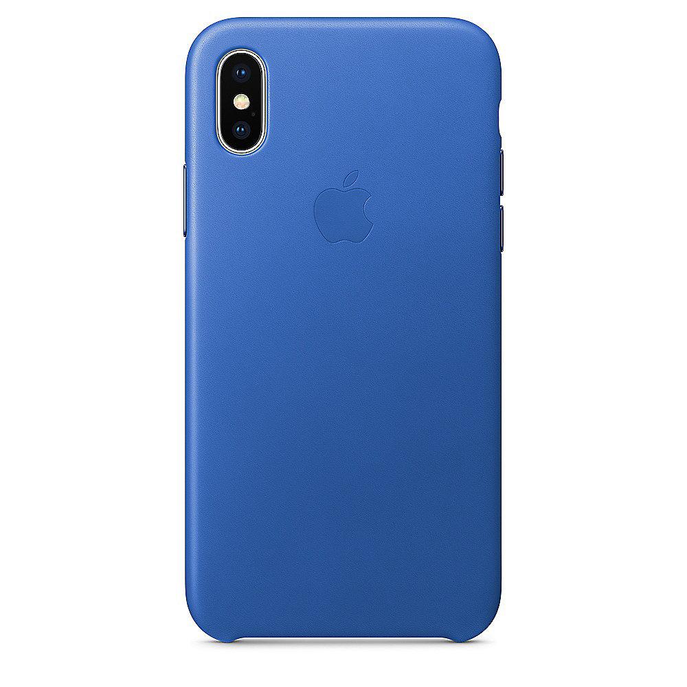 Apple Original iPhone X Leder Case-Electric Blau, Apple, Original, iPhone, X, Leder, Case-Electric, Blau