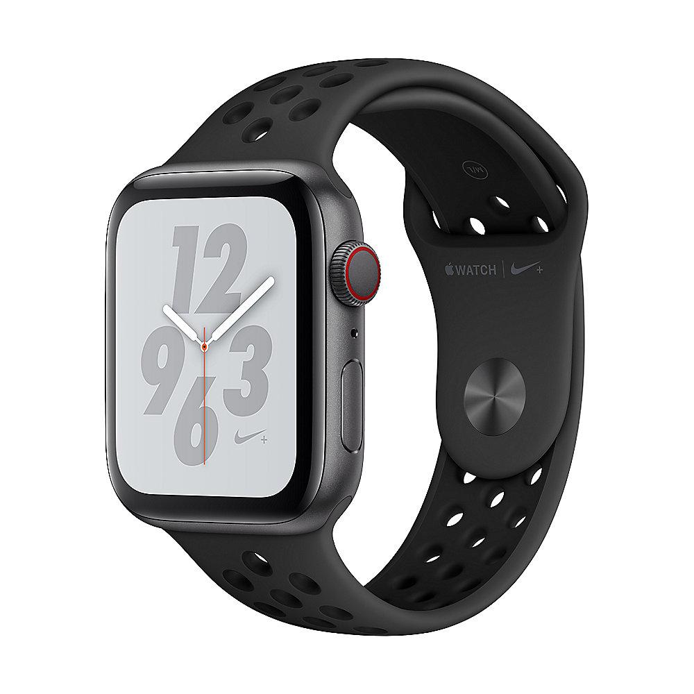 Apple Watch Nike  LTE 44mm Aluminiumgehäuse Space Grau Sportarmband Schwarz, Apple, Watch, Nike, LTE, 44mm, Aluminiumgehäuse, Space, Grau, Sportarmband, Schwarz