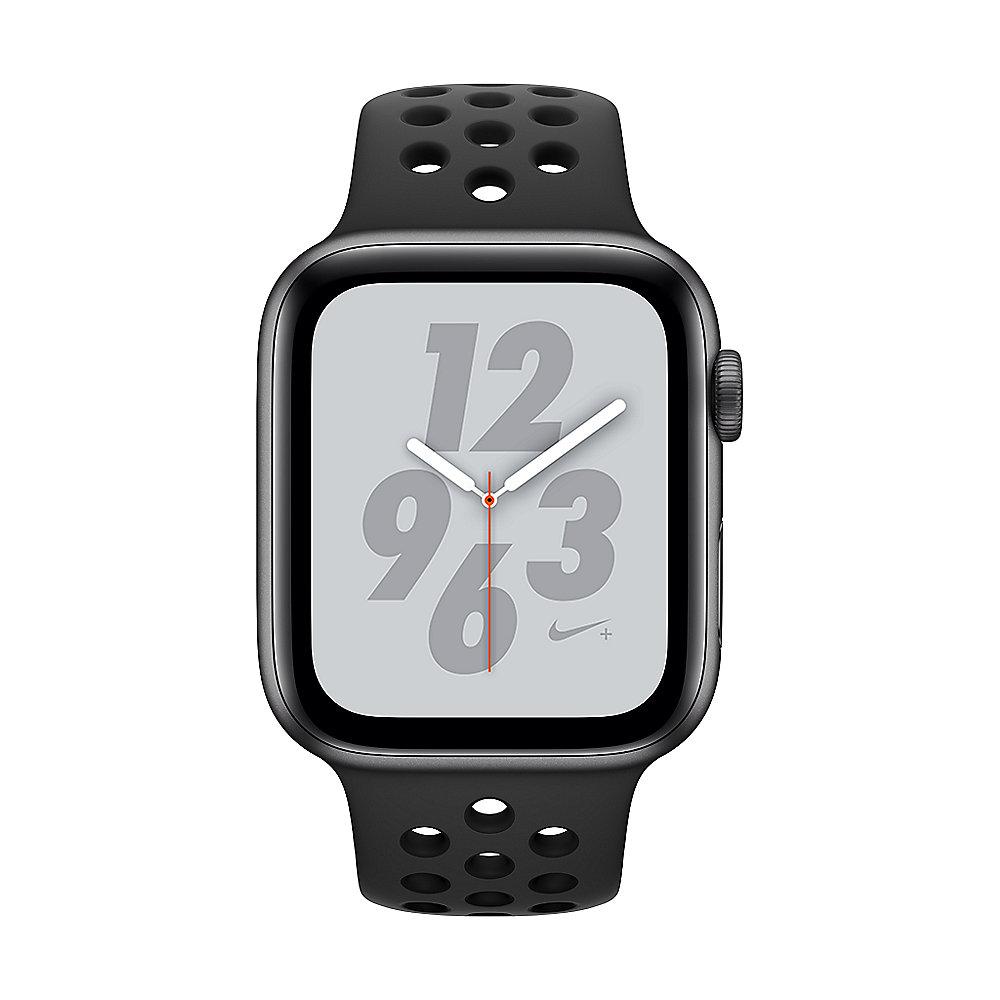 Apple Watch Nike  LTE 44mm Aluminiumgehäuse Space Grau Sportarmband Schwarz