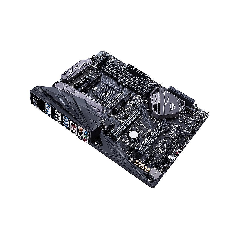 ASUS Crosshair VI HERO ROG X370 ATX Mainboard Sockel AM4 USB3.1(C)/SATA600/M.2