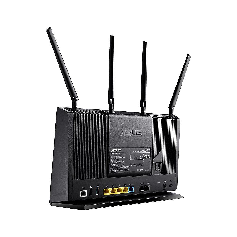 ASUS DSL-AC87VG AC2400 2400Mbit DualBand VoIP WLAN Modemrouter, ASUS, DSL-AC87VG, AC2400, 2400Mbit, DualBand, VoIP, WLAN, Modemrouter