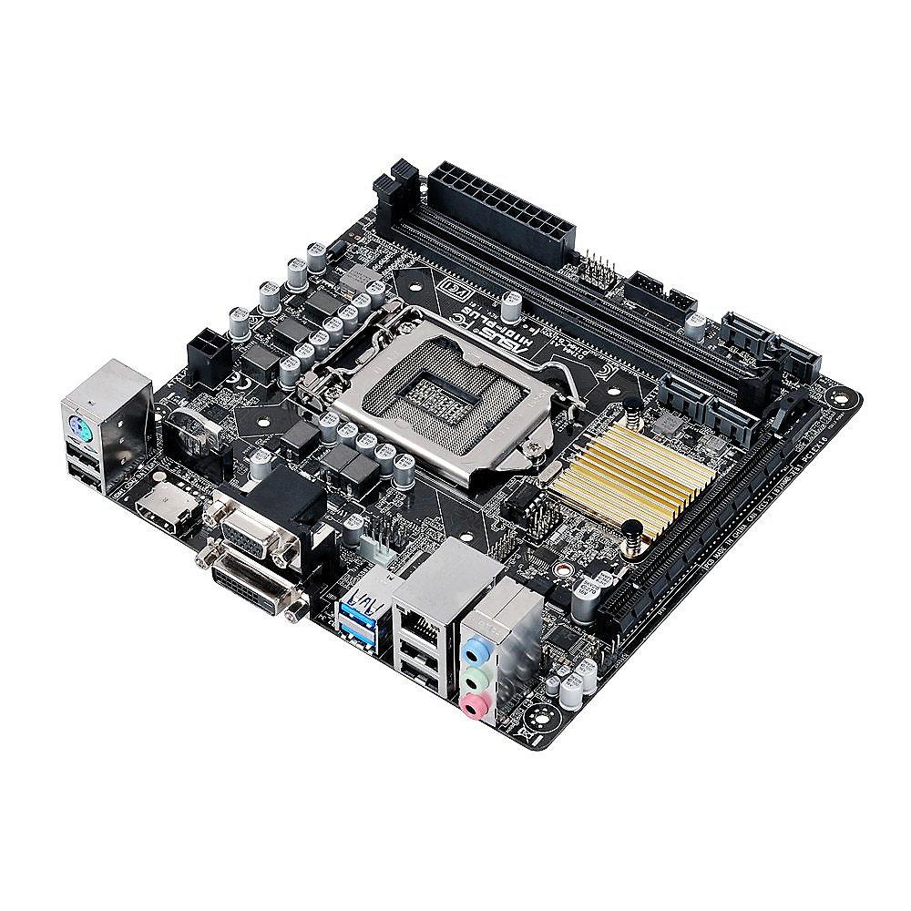 ASUS H110I-Plus GL/SATA600/DVI/VGA/HDMI Mini-ITX Mainboard Sockel 1151