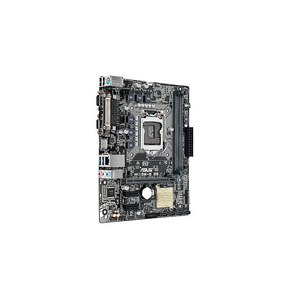 ASUS H110M-D mATX Mainboard 1151 VGA/HDMI/Seriell/Parallel