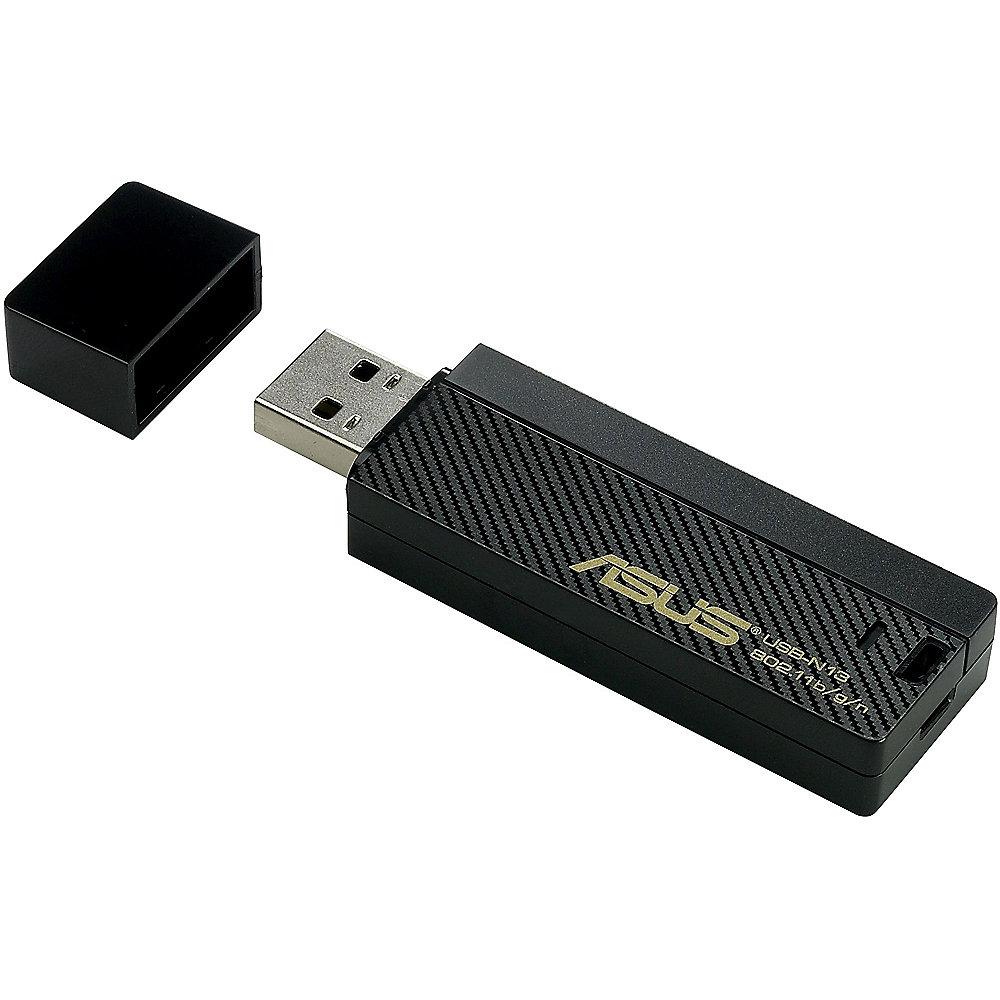 ASUS N300 USB-N13 300Mbit WLAN-n USB Adapter PC/MAC, ASUS, N300, USB-N13, 300Mbit, WLAN-n, USB, Adapter, PC/MAC