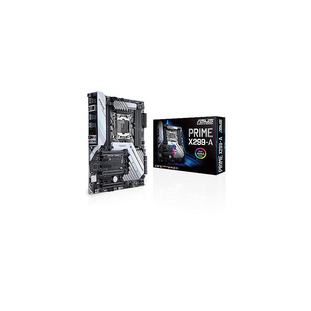 ASUS PRIME X299-A ATX Mainboard Sockel 2066 USB3.1(Typ C-Gen2)/M.2, ASUS, PRIME, X299-A, ATX, Mainboard, Sockel, 2066, USB3.1, Typ, C-Gen2, /M.2