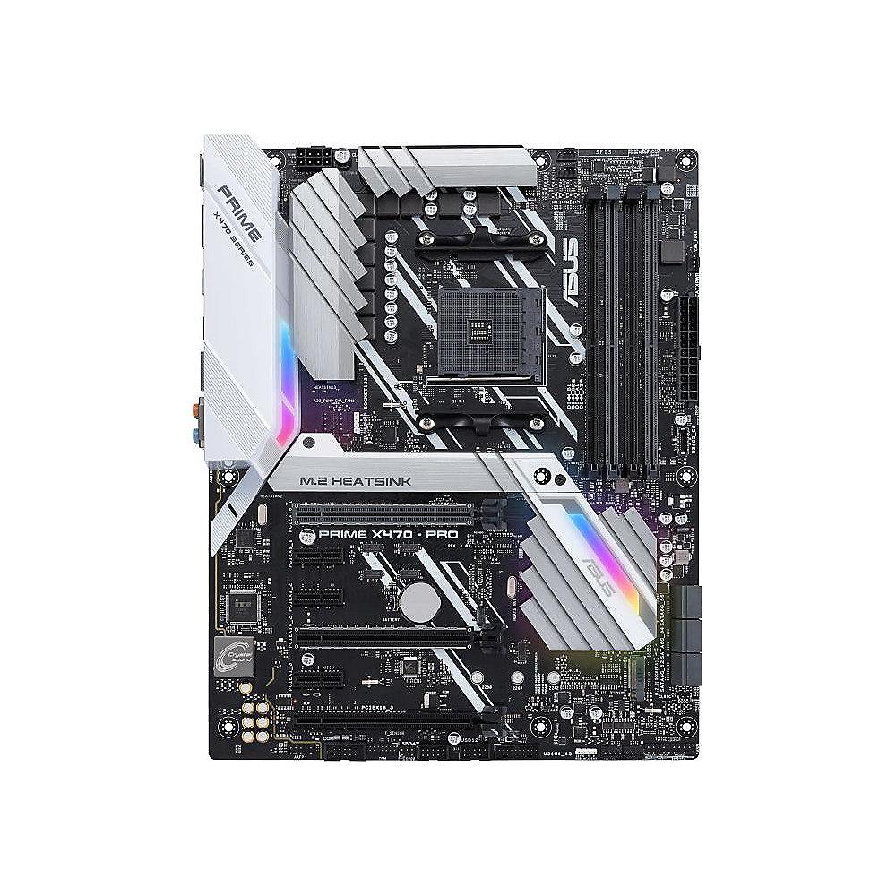 ASUS Prime X470-Pro ATX Mainboard Sockel AM4   AMD Ryzen R7 2700X CPU