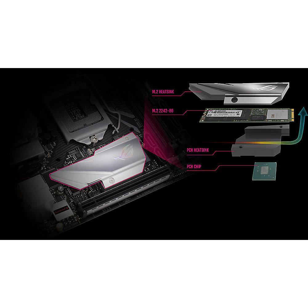 ASUS ROG STRIX Z370-I GAMING ITX Mainboard 1151 DP/HDMI/M.2/USB3.1