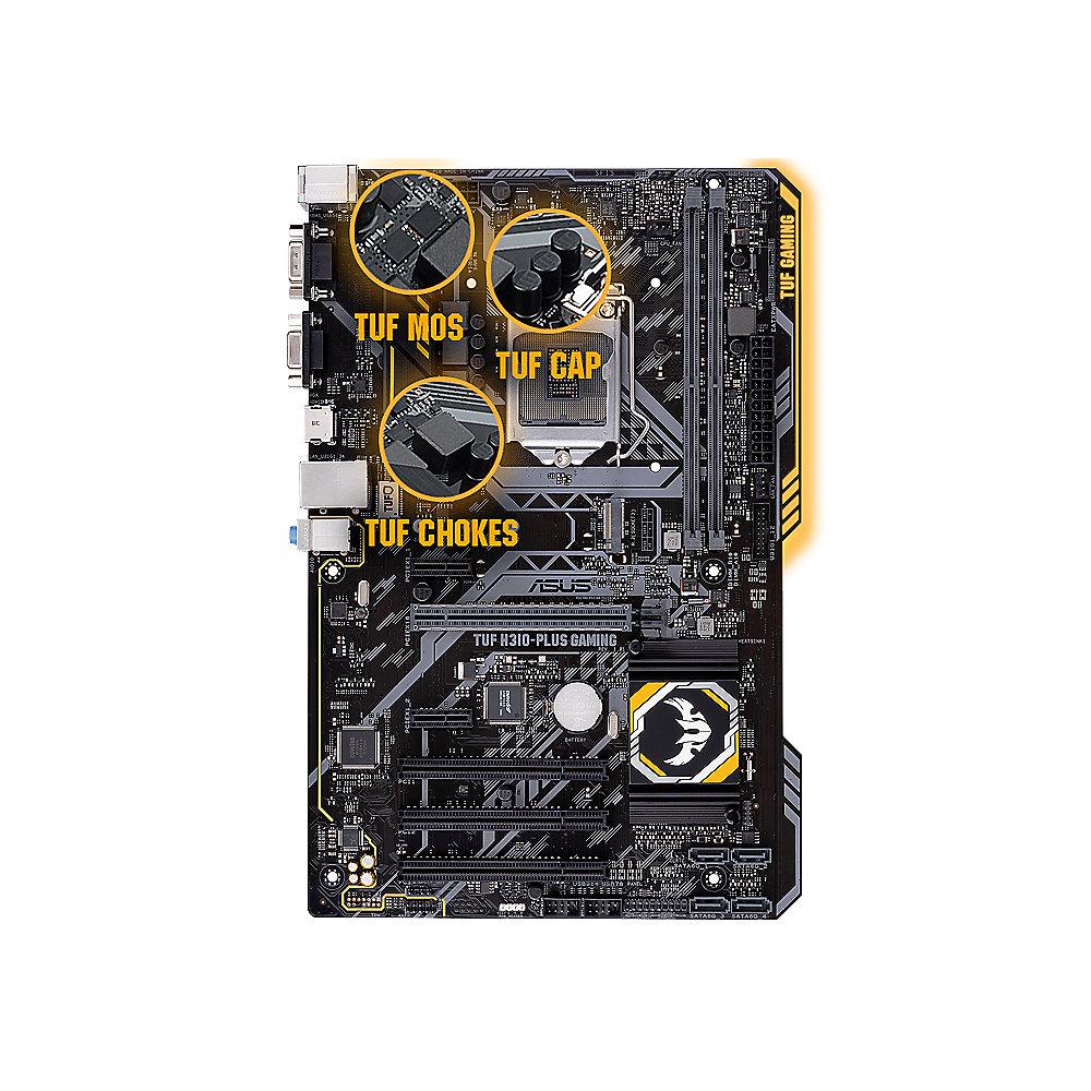 ASUS TUF H310-Plus GAMING ATX Mainboard 1151v2 HDMI/VGA/M.2/USB3.1 (Gen1)