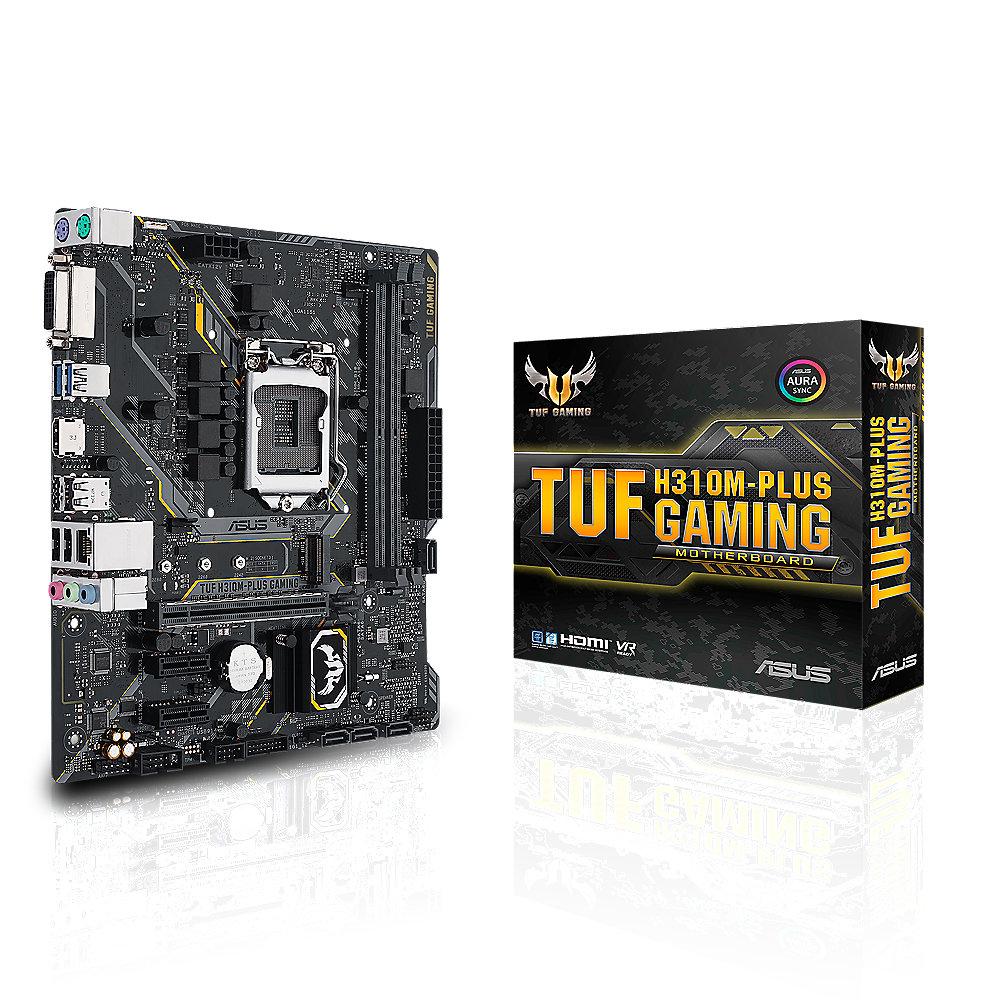 ASUS TUF H310M-Plus GAMING mATX Mainboard 1151v2 HDMI/DVI/M.2/USB3.1 (Gen1), ASUS, TUF, H310M-Plus, GAMING, mATX, Mainboard, 1151v2, HDMI/DVI/M.2/USB3.1, Gen1,