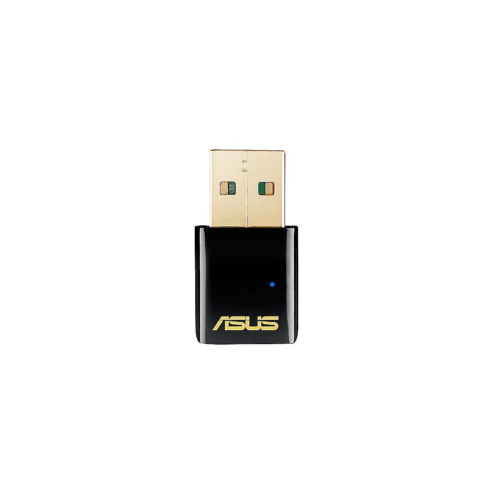 ASUS USB-AC51 Dualband Wireless-AC600 WLAN-Adapter, ASUS, USB-AC51, Dualband, Wireless-AC600, WLAN-Adapter