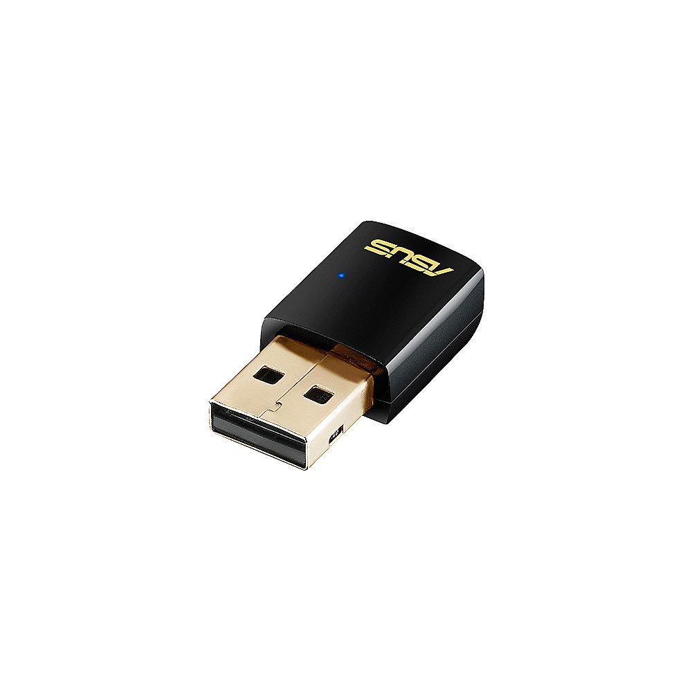 ASUS USB-AC51 Dualband Wireless-AC600 WLAN-Adapter, ASUS, USB-AC51, Dualband, Wireless-AC600, WLAN-Adapter