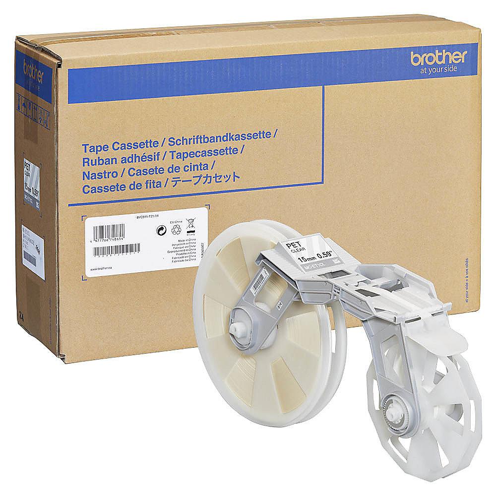 Brother MC-PP3CL Plastikband Bandkassette transparent 50mm x 300m