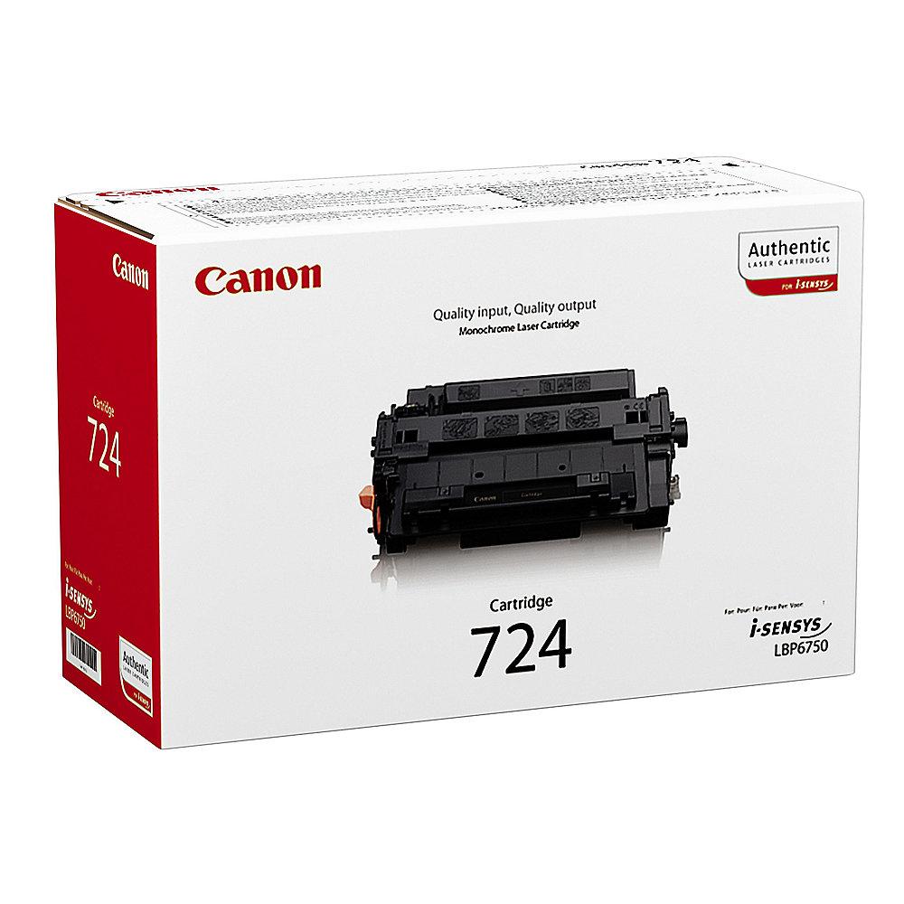 Canon 3481B002 Toner schwarz CRG 724, Canon, 3481B002, Toner, schwarz, CRG, 724