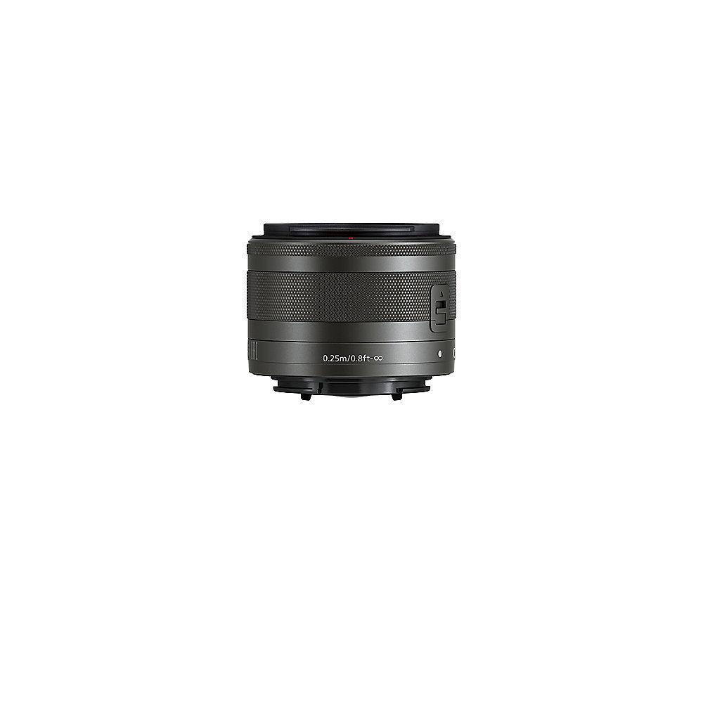 Canon EF-M 15-45mm f/3.5-6.3 IS STM Weitwinkel Zoom Objektiv schwarz, Canon, EF-M, 15-45mm, f/3.5-6.3, IS, STM, Weitwinkel, Zoom, Objektiv, schwarz