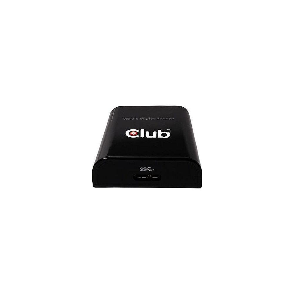 Club 3D USB 3.0 Grafikadapter USB-A zu DisplayPort 1600p schwarz CSV-2301