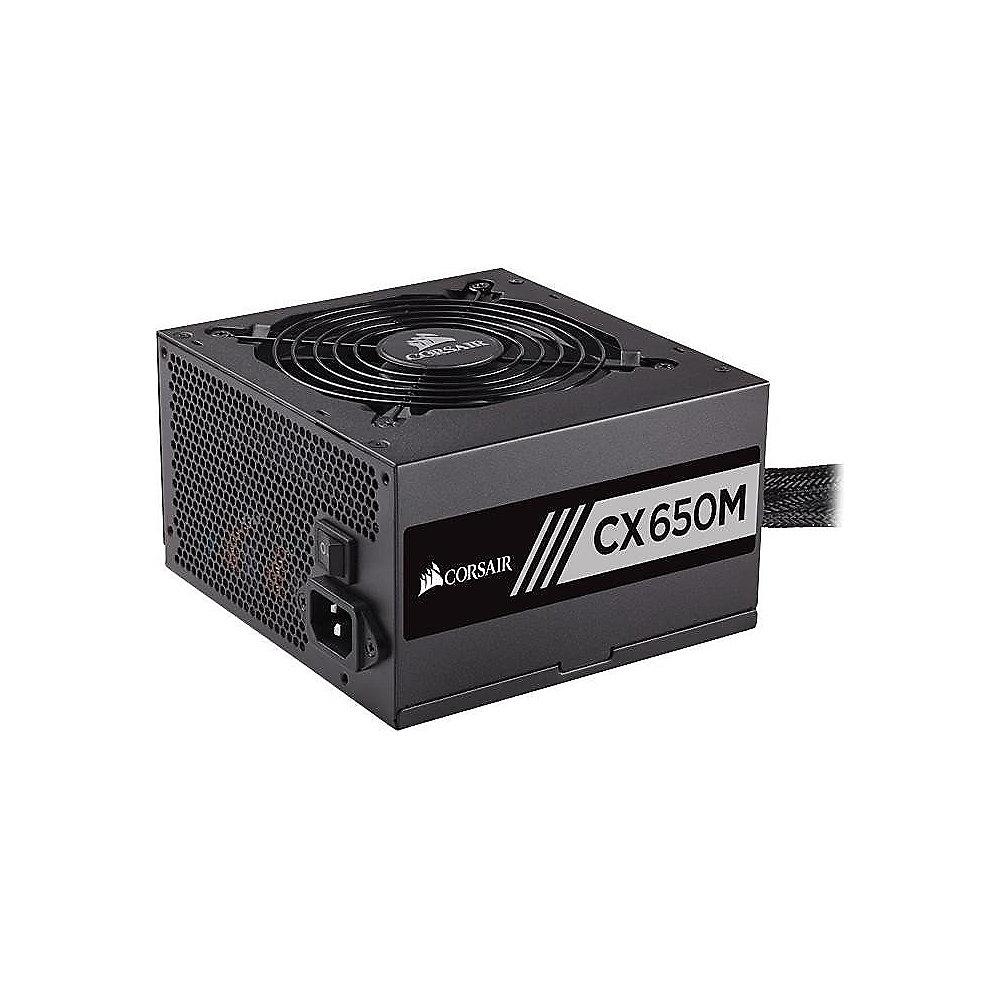 Corsair Builder Series CX650M 650W ATX 2.4 aktiv PFC Netzteil (120mm Lüfter)