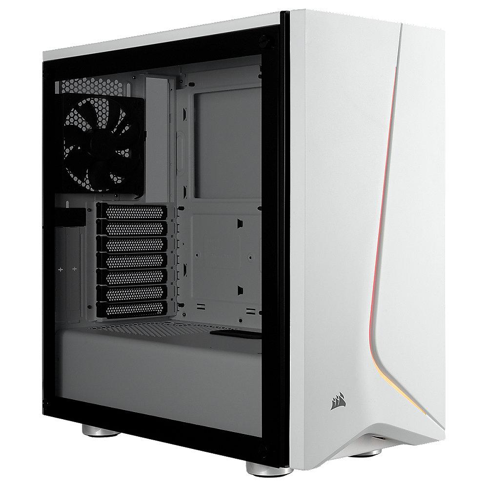 Corsair Carbide SPEC-06 White Midi Tower Gaming Gehäuse, TG Seitenfenster