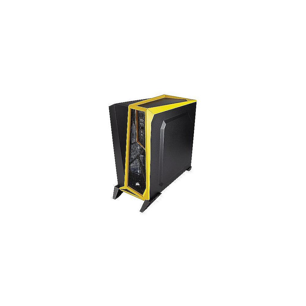 Corsair Carbide SPEC-ALPHA Schwarz/Gelb Midi Tower Gaming Gehäuse Seitenfenster