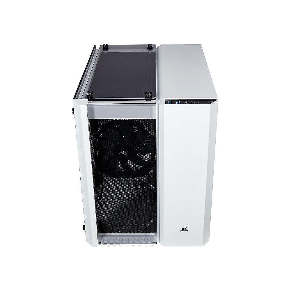 Corsair Crystal 280X White Midi Tower ATX Gehäuse mit gehärtetem Glas