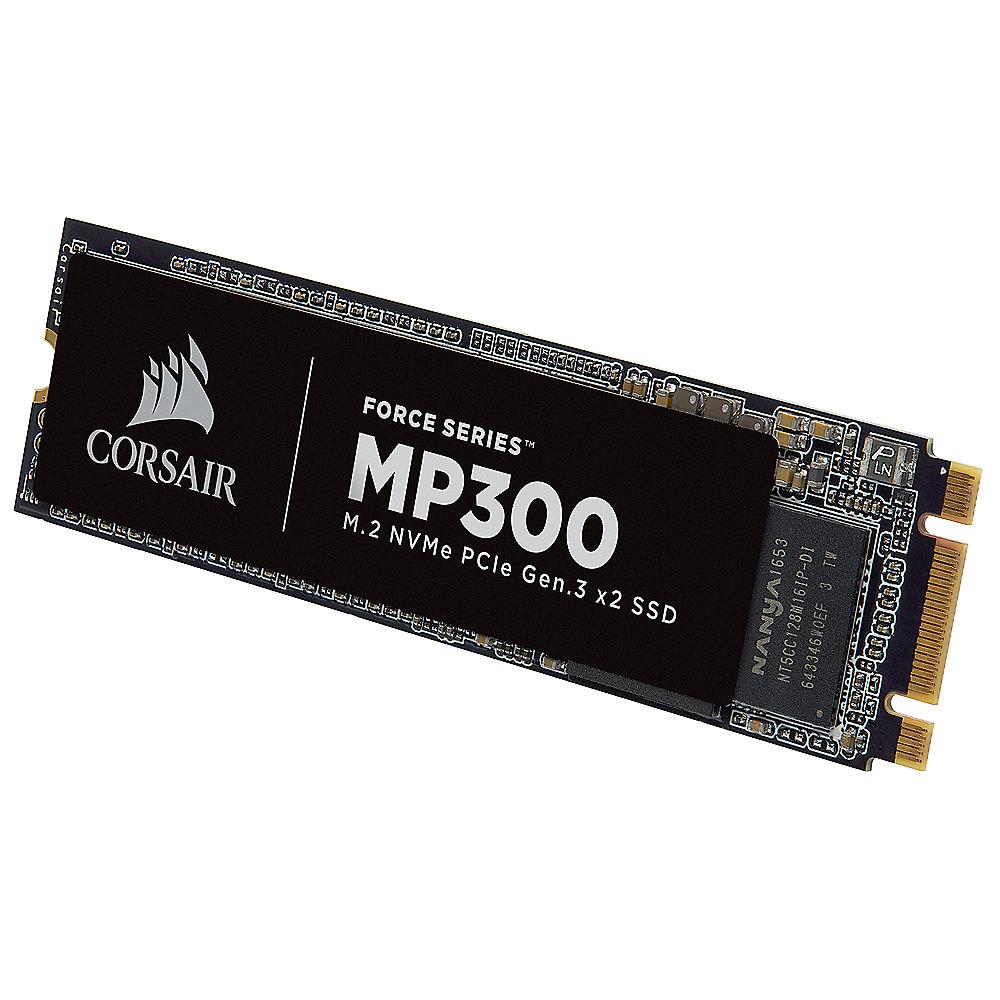 Corsair Force Series MP300 SSD 480GB TLC M.2 2280 SATA600 NVMe, Corsair, Force, Series, MP300, SSD, 480GB, TLC, M.2, 2280, SATA600, NVMe